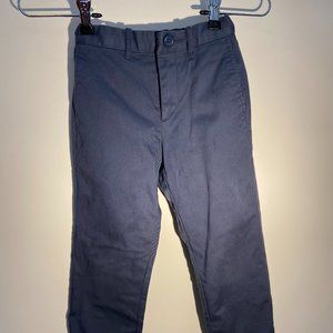 Crewcuts Flannel Lined Khakis in Slate Blue - Size 7